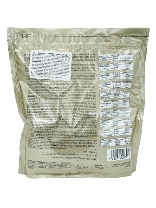 Life Bleaching Знебарвлююча біла пудра 500 g (White)
