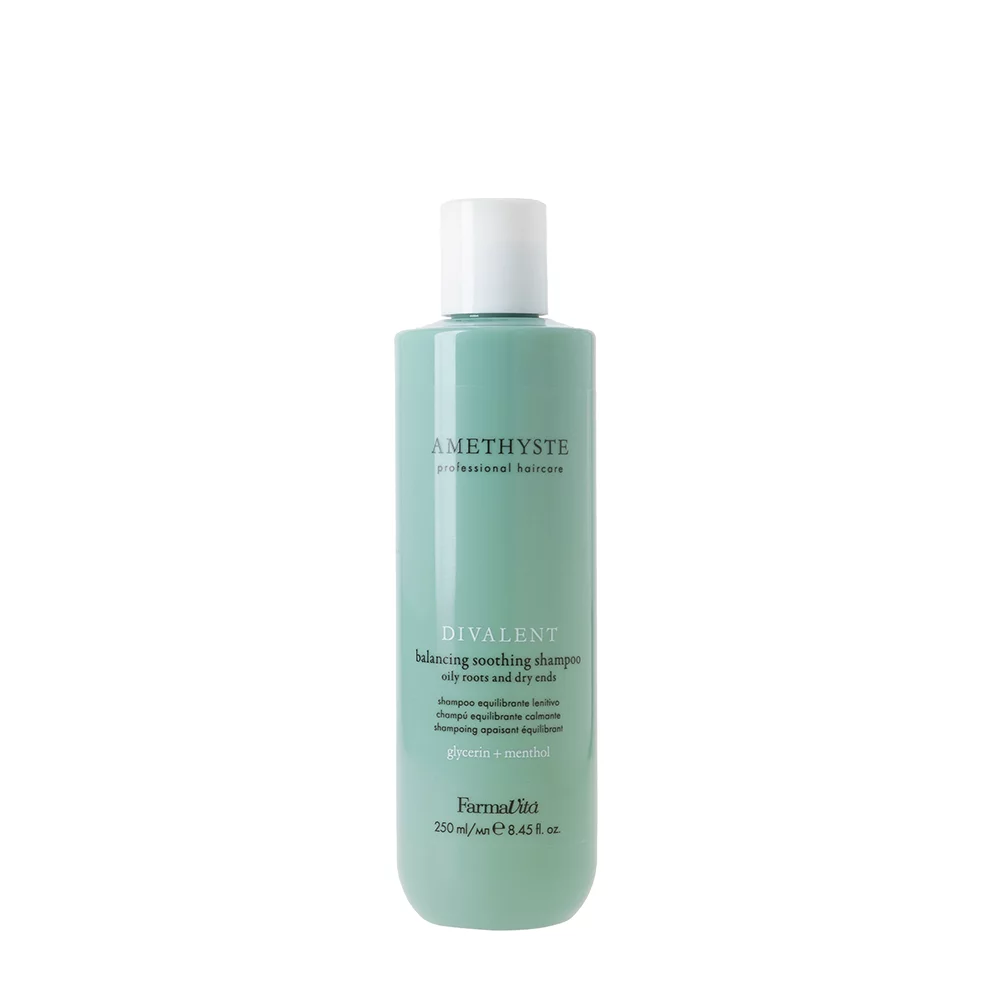 DIVALENT balancing soothing shampoo - Успокаивающий балансирующий шампунь для жирных корней и сухих кончиков 250 ml