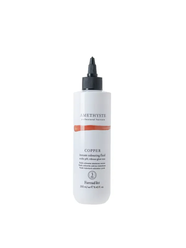 COPPER instant colouring fluid – Фарбувальний флюїд Яскравий сяючий мідний відтінок 250 ml
