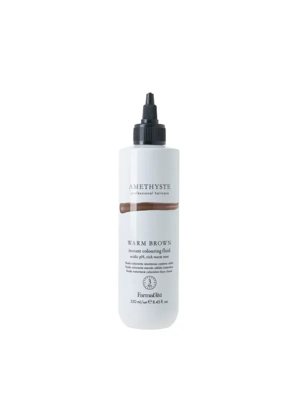 WARM BROWN instant colouring fluid – Фарбувальний флюїд Теплий коричневий відтінок 250 ml