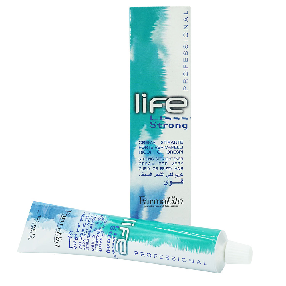 Life Liss Выпрямляющий крем для вьющихся натуральных и химически завитых волос 100 ml