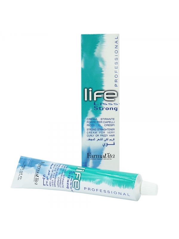 Life Liss Выпрямляющий крем для вьющихся натуральных и химически завитых волос 100 ml