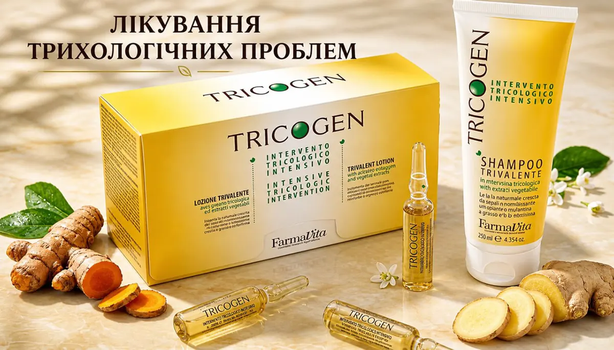 Як лінія Tricogen вирішує три головні проблеми волосся    